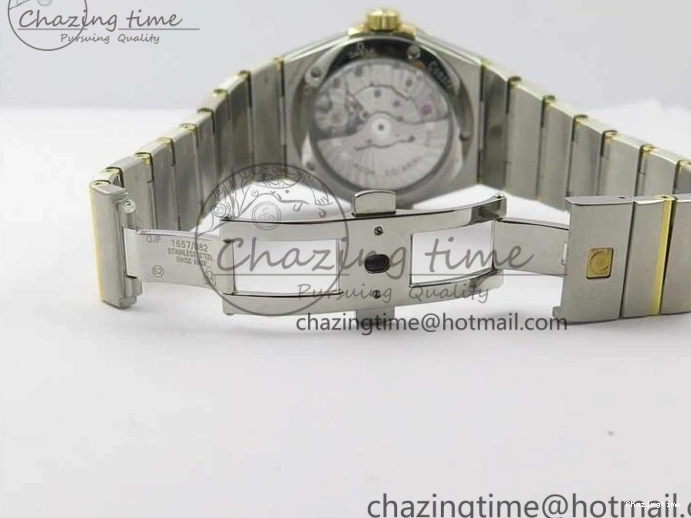 0115 Stylish Constellation 38mm SS RG VSF 1:1 Best Edition WhiteTextured Dial on SS RG Bracelet A8500 Super Clone 7921